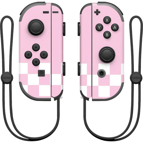 Pink Checkerboard Nintendo Skins