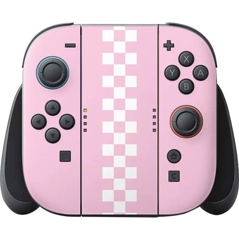 Pink Checkerboard Nintendo Skins