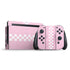 Pink Checkerboard Nintendo Skins