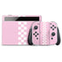 Pink Checkerboard Nintendo Skins