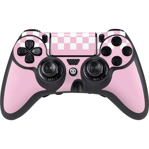 Pink Checkerboard PlayStation PS4 Skins