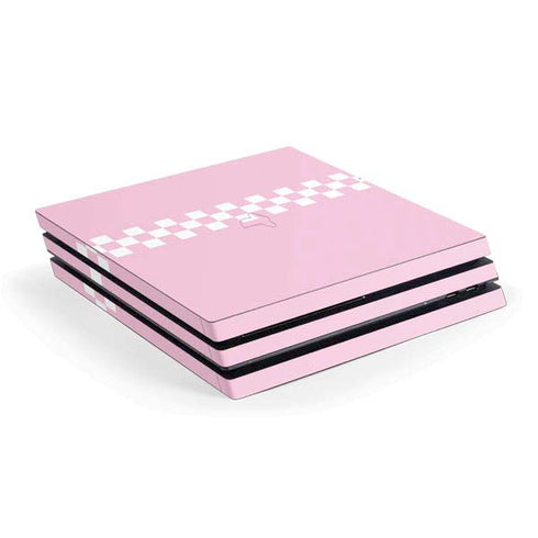 Pink Checkerboard PlayStation PS4 Skins