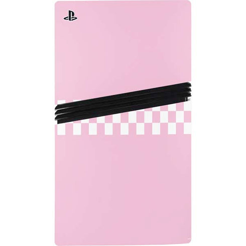 Pink Checkerboard PS5 Pro Bundle Skin