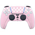 Pink Checkerboard PlayStation PS5 Skins