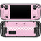 Pink Checkerboard Steam Deck Handheld Gaming Computer OLED Skin
