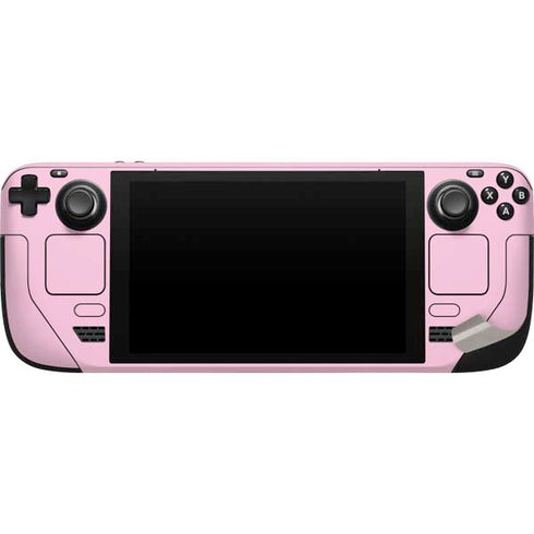 Pink Checkerboard Steam Deck Handheld Gaming Computer Skin