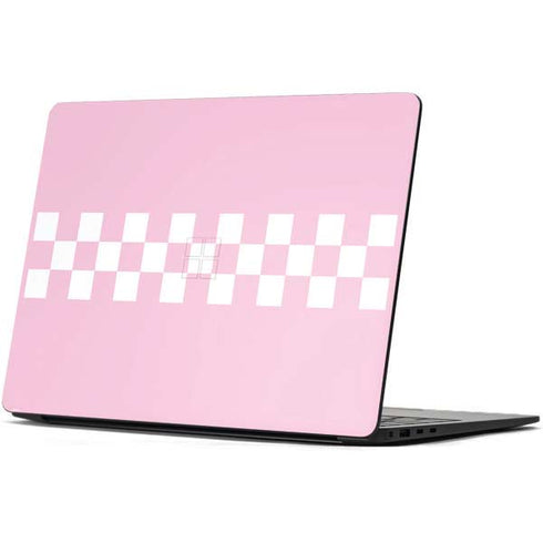 Pink Checkerboard Surface Laptop 7 13.8in Skin