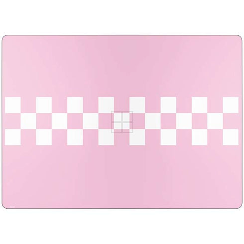 Pink Checkerboard Surface Laptop 7 13.8in Skin