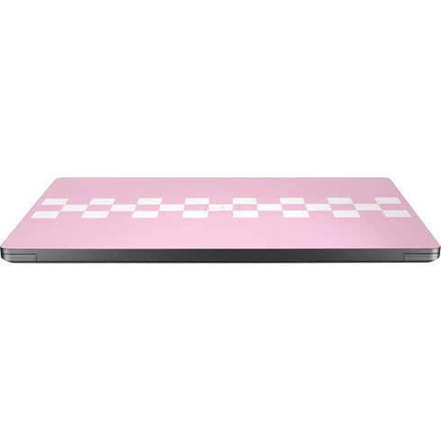 Pink Checkerboard Surface Laptop 7 13.8in Skin
