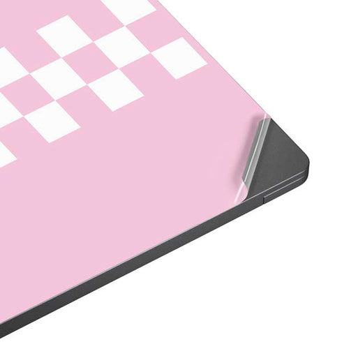 Pink Checkerboard Surface Laptop 7 13.8in Skin