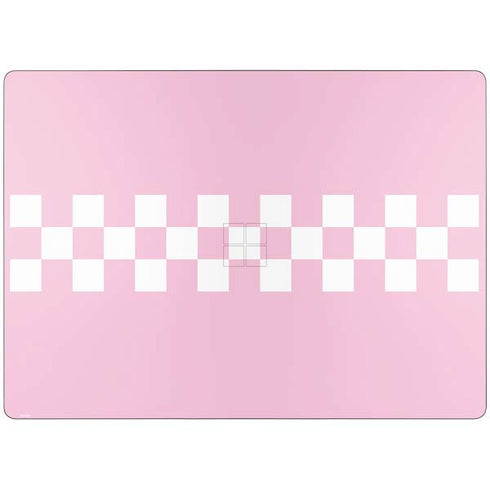 Pink Checkerboard Surface Laptop 7 15in Skin