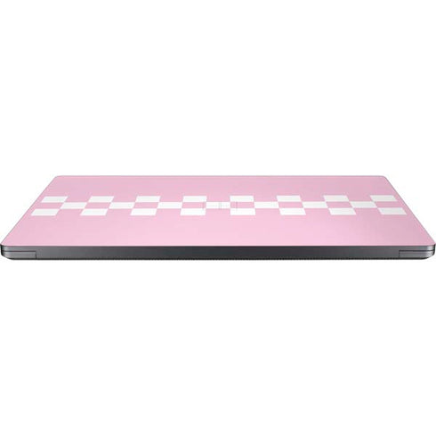 Pink Checkerboard Surface Laptop 7 15in Skin