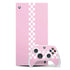 Pink Checkerboard Xbox Series X Skins