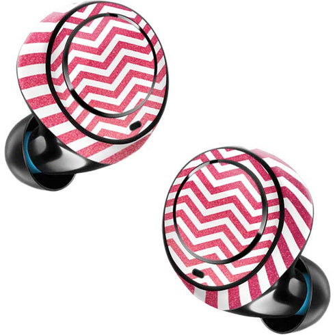 Pink Chevron Amazon Echo Buds Skin