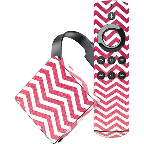 Pink Chevron Amazon Fire TV Skin