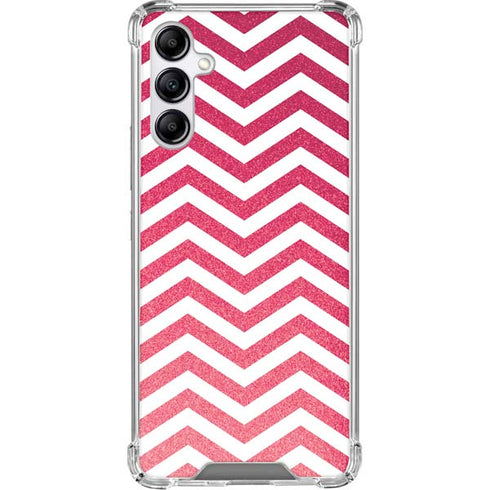 Pink Chevron Gabb Phone 4 Clear Case