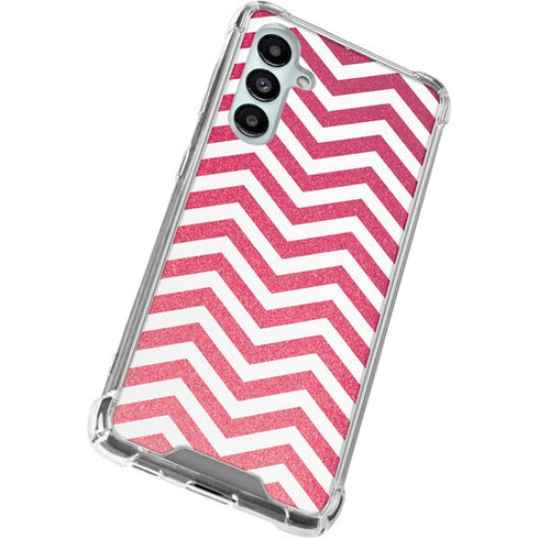 Pink Chevron Galaxy A16 5G Clear Case