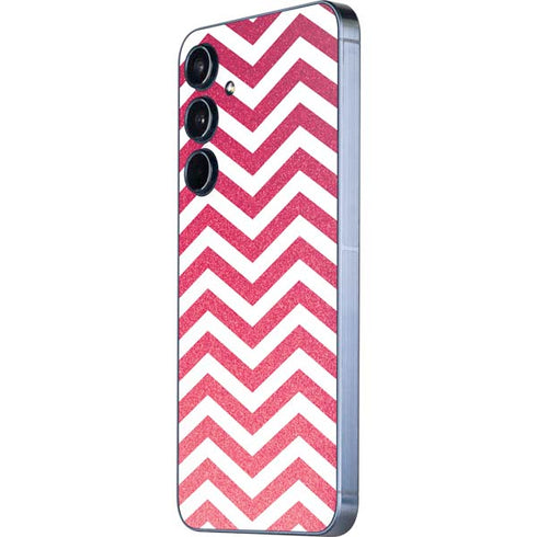 Pink Chevron Galaxy A35 5G Skin