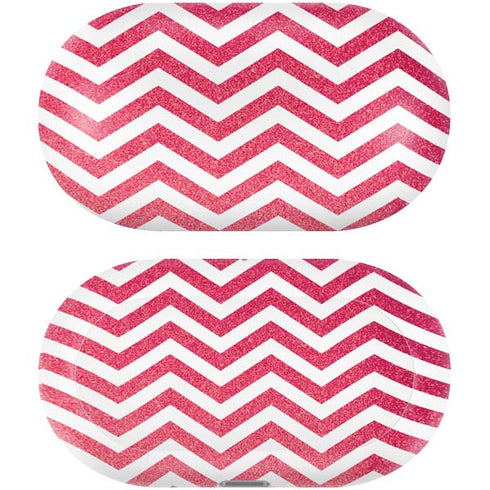 Pink Chevron Galaxy Buds Plus Skin