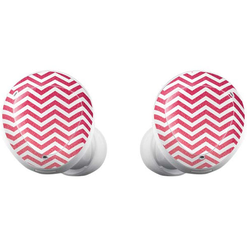 Pink Chevron Galaxy Buds Plus Skin