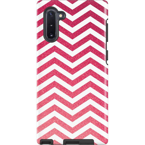 Pink Chevron Galaxy Cases