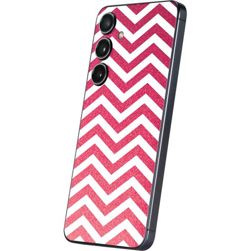 Pink Chevron Galaxy S24 Plus Skin