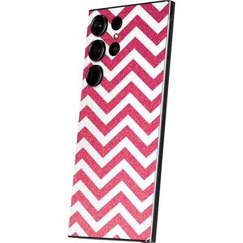 Pink Chevron Galaxy S25 Ultra Skin