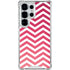 Pink Chevron Galaxy S25 Ultra Clear Case