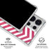 Pink Chevron Galaxy S25 Ultra Clear Case