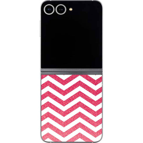 Pink Chevron Galaxy Z Flip6 Skin