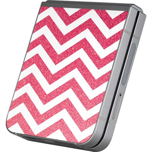 Pink Chevron Galaxy Z Flip6 Skin