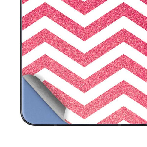 Pink Chevron Galaxy Z Fold5 5G Skin