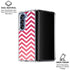 Pink Chevron Galaxy Z Fold6 Clear Case