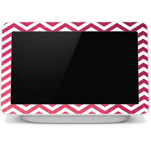 Pink Chevron Google Home Hub Skin