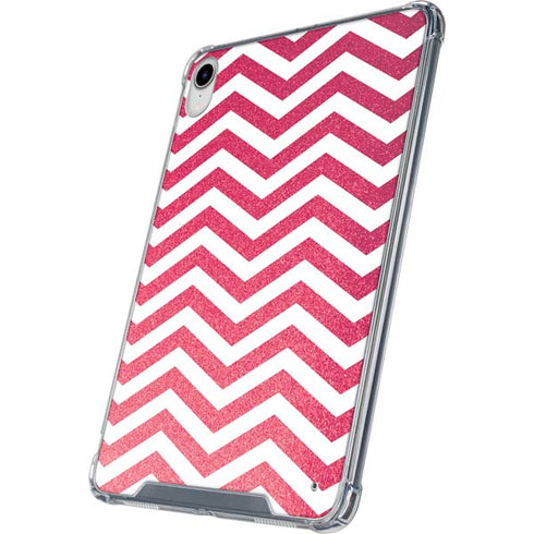 Pink Chevron iPad 11th Gen (2025) Clear Case
