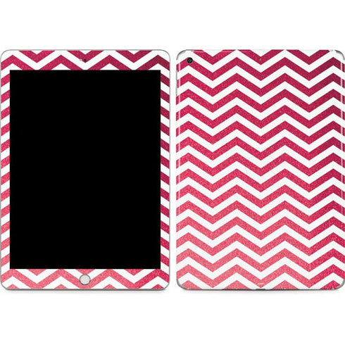 Pink Chevron Apple iPad Skin