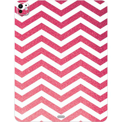 Pink Chevron iPad Pro 13in M4 (2024) Skin
