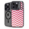 Pink Chevron iPhone 13 Pro Kickstand Case