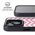 Pink Chevron iPhone 15 Plus Kickstand Case