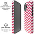 Pink Chevron iPhone 16 Magsafe Impact Case