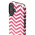 Pink Chevron iPhone 16 Plus Impact Case