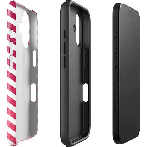 Pink Chevron iPhone 16 Plus Impact Case