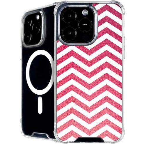 Pink Chevron iPhone 16 Pro Max MagSafe Case