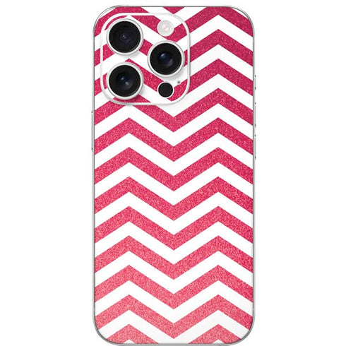 Pink Chevron iPhone 16 Pro Skin