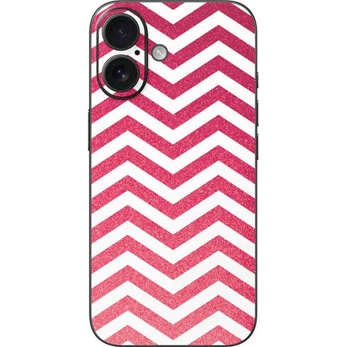 Pink Chevron iPhone 16 Skin