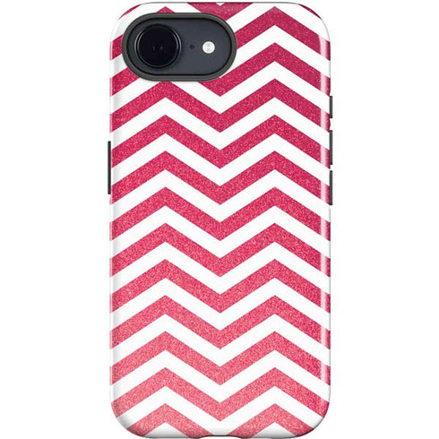 Pink Chevron iPhone 16e Impact Case