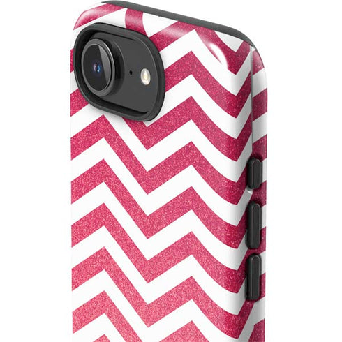 Pink Chevron iPhone 16e Impact Case