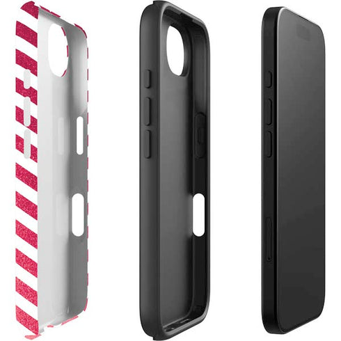 Pink Chevron iPhone 16e Impact Case