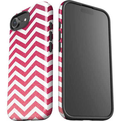 Pink Chevron iPhone 16e Impact Case