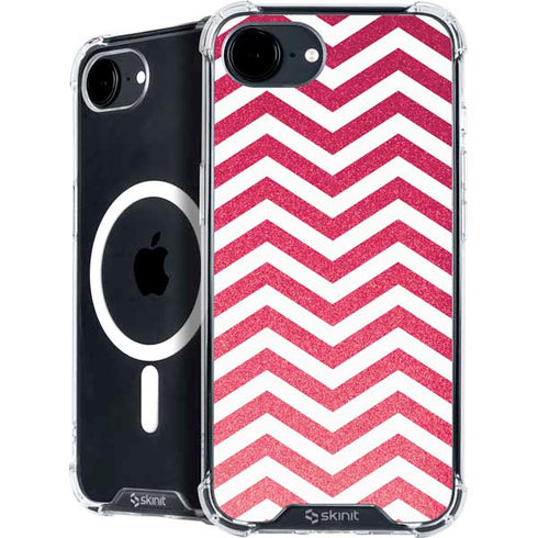 Pink Chevron iPhone 16e MagSafe Case